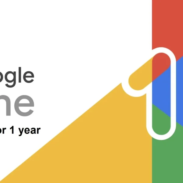 Google Drive logo signifying a 2 TB storage plan valid for 1 year